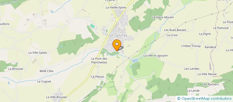 localisation de l'entreprise MADAME MARIE LE GALLAIS à LE MENE
