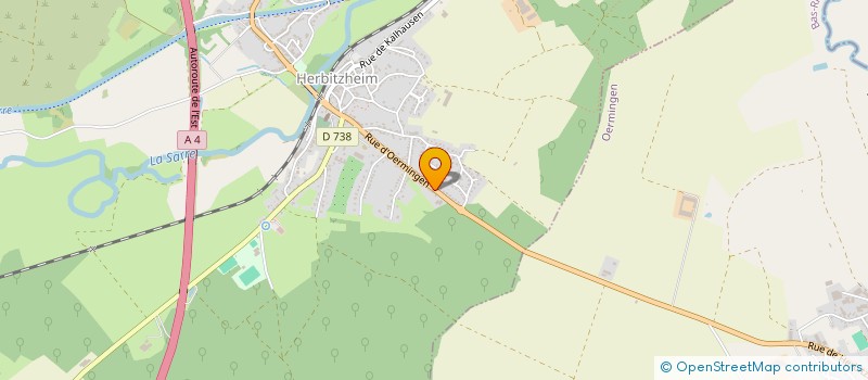 localisation de l'entreprise MADAME MARIE LE GENDRE  HERBITZHEIM