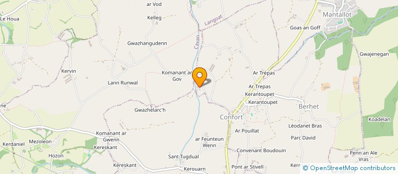 localisation de l'entreprise MADAME MARIE LE GOAZIOU  BERHET