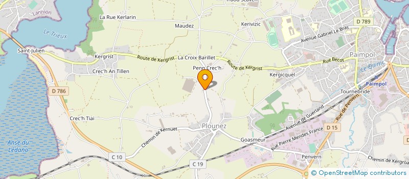 localisation de l'entreprise MADAME MARIE LE GOFF  SAINT-DONAN