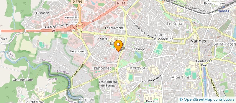 localisation de l'entreprise MADAME MARIE LE GOFF à VANNES