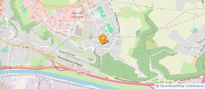 localisation de l'entreprise MADAME MARIE LE GUERN  GONFREVILLE-L'ORCHER