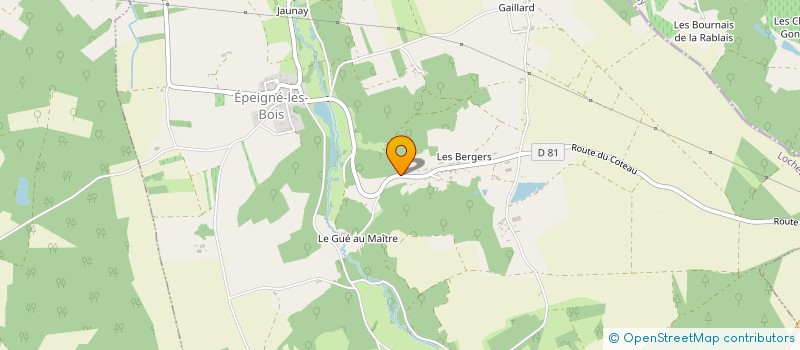 localisation de l'entreprise MADAME MARIE LE GUERN  EPEIGNE-LES-BOIS