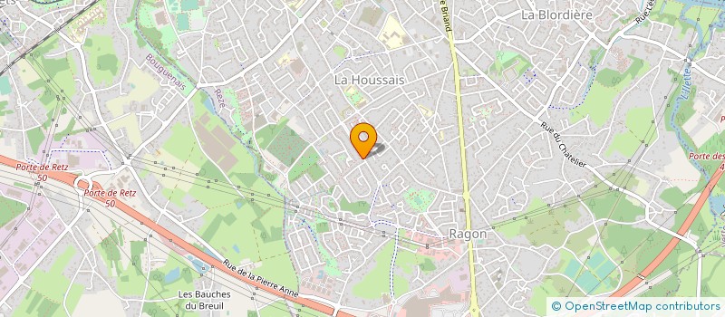 localisation de l'entreprise MADAME MARIE LE GUERROUE  REZE