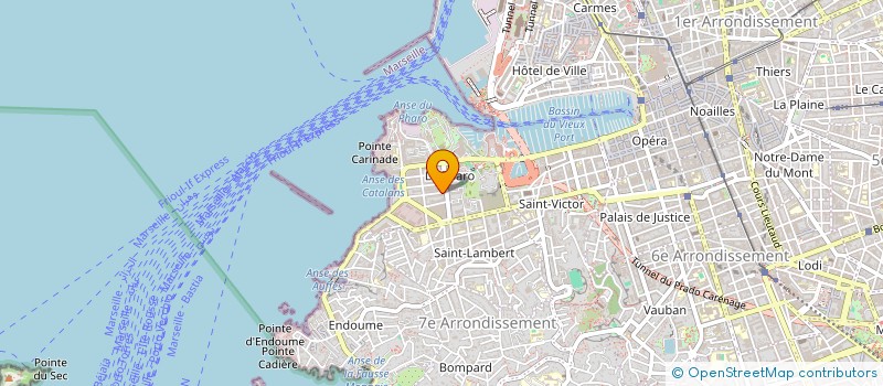 localisation de l'entreprise MADAME MARIE LE GUILLOUX  MARSEILLE