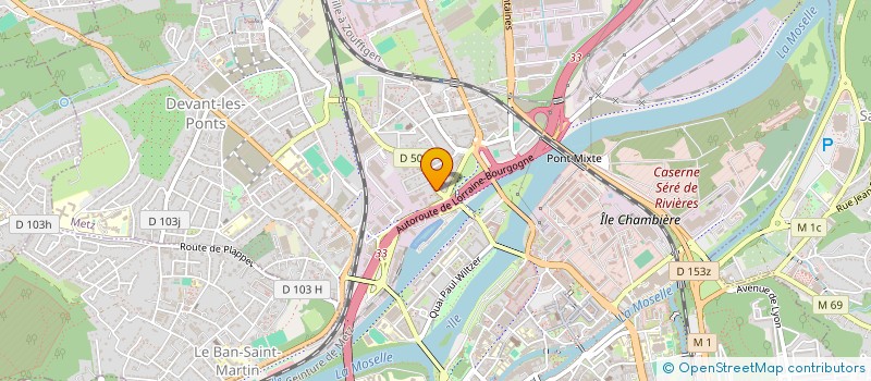 localisation de l'entreprise MADAME MARIE LE HEMONET  METZ