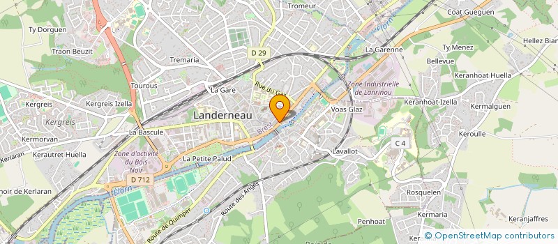 localisation de l'entreprise MADAME MARIE LE LANN à LANDERNEAU