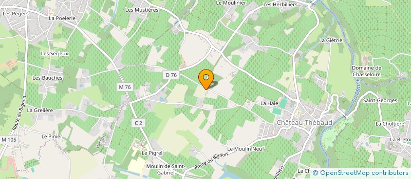 localisation de l'entreprise MADAME MARIE LE LIBOUX  CHATEAU-THEBAUD