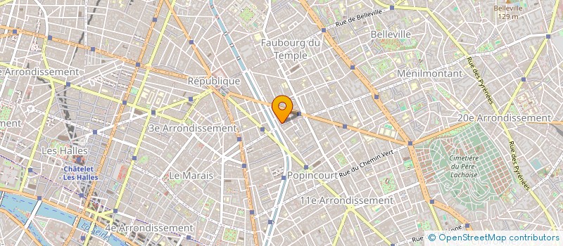 localisation de l'entreprise MADAME MARIE LE MAILLAUD  PARIS