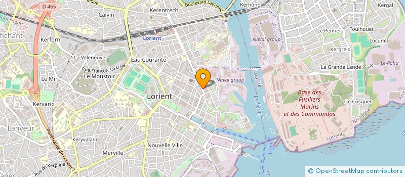 localisation de l'entreprise MADAME MARIE LE MARHADOUR  LORIENT