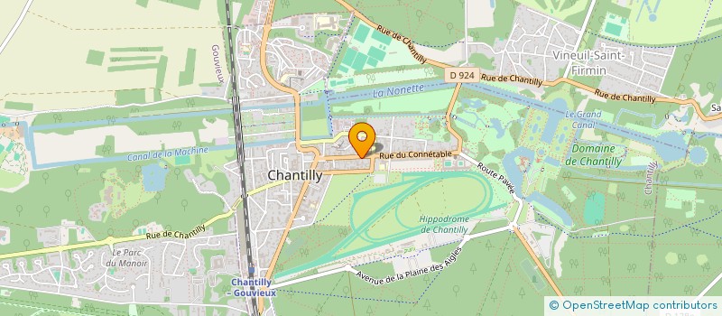 localisation de l'entreprise MADAME MARIE LE MAUFF  CHANTILLY