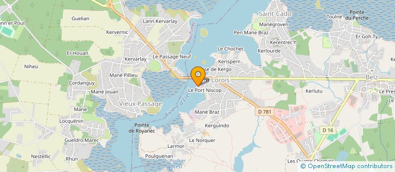 localisation de l'entreprise MADAME MARIE LE MEITOUR  BELZ