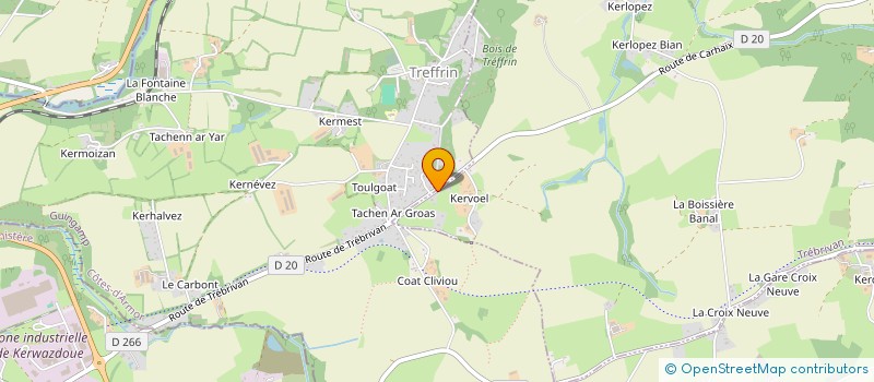 localisation de l'entreprise MADAME MARIE LE MENEC  LE MOUSTOIR