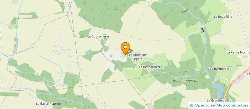 localisation de l'entreprise MADAME MARIE LE MERRE  VILLEDOMER