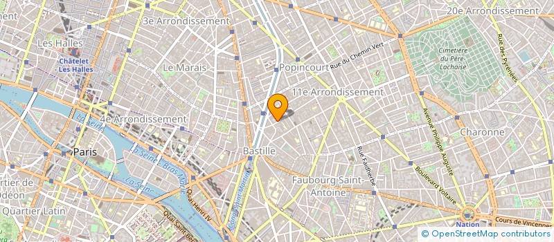 localisation de l'entreprise MADAME MARIE LE MOUEL à PARIS