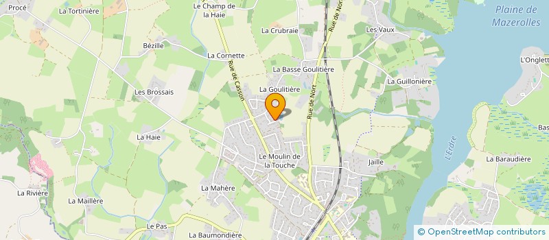 localisation de l'entreprise MADAME MARIE LE NILIOT  SUCE-SUR-ERDRE