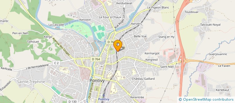 localisation de l'entreprise MADAME MARIE LE NORCY  PONTIVY