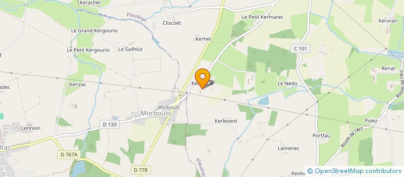 localisation de l'entreprise MADAME MARIE LE PAGE  PLAUDREN