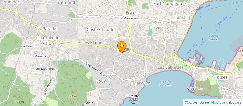 localisation de l'entreprise MADAME MARIE LE PAGE  LA SEYNE SUR MER