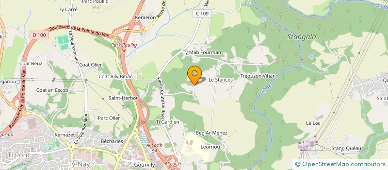 localisation de l'entreprise MADAME MARIE LE PEMP à QUIMPER