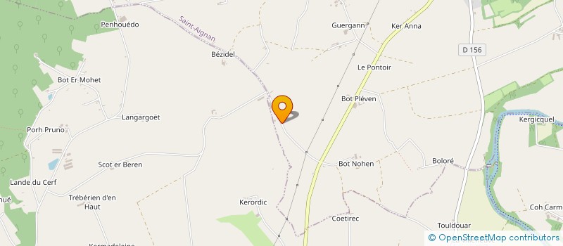 localisation de l'entreprise MADAME MARIE LE QUELLEC  SAINT-AIGNAN
