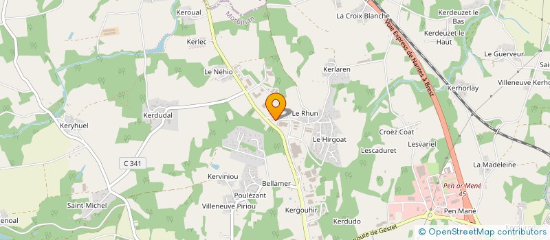 localisation de l'entreprise MADAME MARIE LE QUERLER  GUIDEL