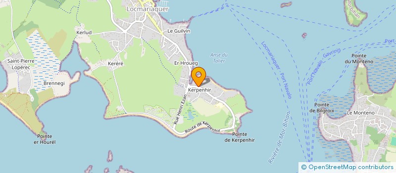 localisation de l'entreprise MADAME MARIE LE ROHELLEC  LOCMARIAQUER