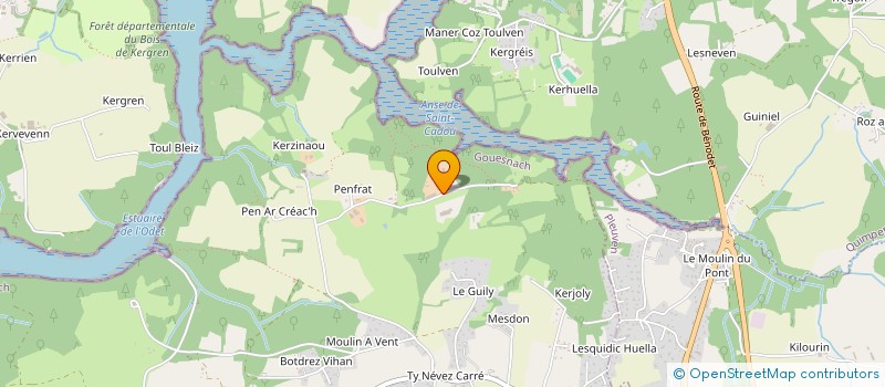 localisation de l'entreprise MADAME MARIE LE ROUX  GOUESNACH