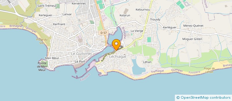 localisation de l'entreprise MADAME MARIE LE ROUX à TREFFIAGAT