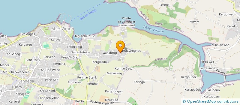 localisation de l'entreprise MADAME MARIE LE ROUX  LANDEDA