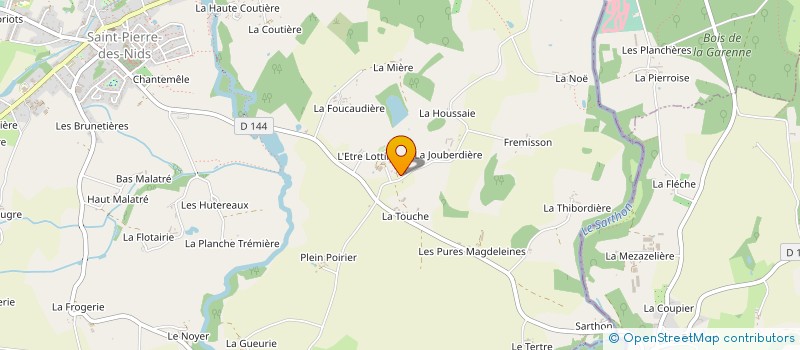 localisation de l'entreprise MADAME MARIE LE ROYER  SAINT-PIERRE-DES-NIDS