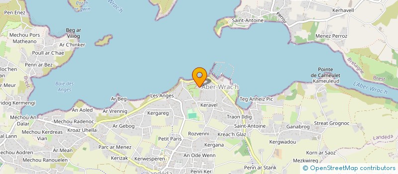 localisation de l'entreprise MADAME MARIE LE SCOUR  LANDEDA