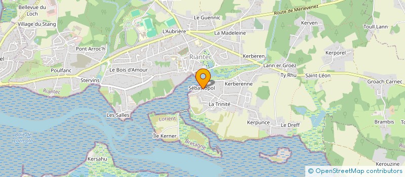 localisation de l'entreprise MADAME MARIE LE TALLEC  RIANTEC