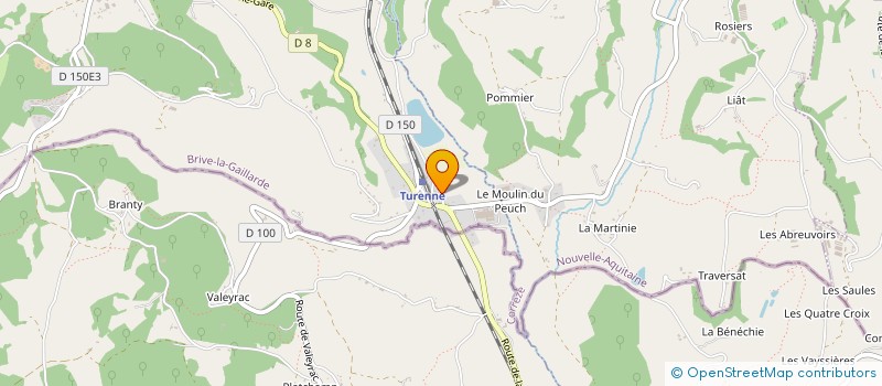 localisation de l'entreprise MADAME MARIE LE TENO  TURENNE