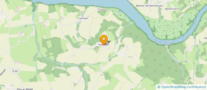 localisation de l'entreprise MADAME MARIE LE VELLY  DINEAULT