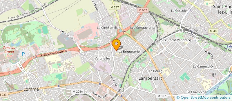 localisation de l'entreprise MADAME MARIE-LEA VERBEKE à LAMBERSART