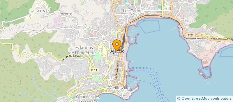 localisation de l'entreprise MADAME MARIE LEANDRI à AJACCIO