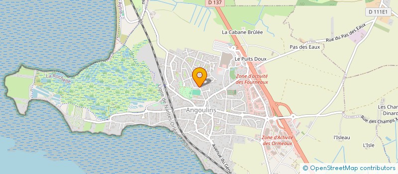 localisation de l'entreprise MADAME MARIE LEBIGRE à ANGOULINS