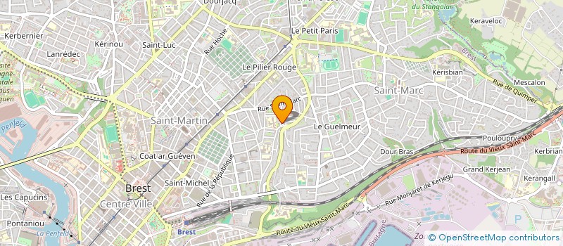 localisation de l'entreprise MADAME MARIE LEBLOND à BREST