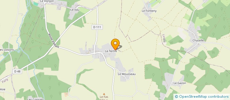 localisation de l'entreprise MADAME MARIE LEBLOND-LANDRIER  POURRAIN