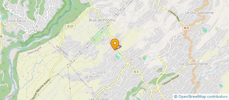 localisation de l'entreprise MADAME MARIE LEBON  LE TAMPON