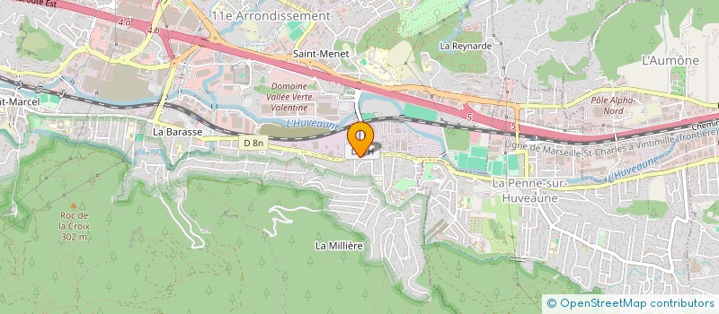 localisation de l'entreprise MADAME MARIE LEBON  MARSEILLE 11EME