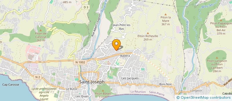 localisation de l'entreprise MADAME MARIE LEBON à SAINT-JOSEPH