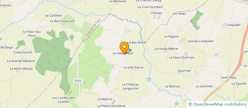 localisation de l'entreprise MADAME MARIE LEBRETON à CAULNES