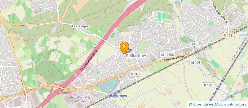 localisation de l'entreprise MADAME MARIE LEBRIEZ à BAILLARGUES