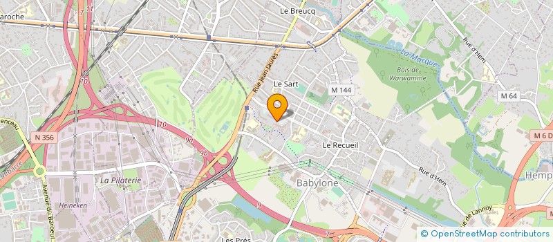 localisation de l'entreprise MADAME MARIE LEBRUN à VILLENEUVE-D'ASCQ