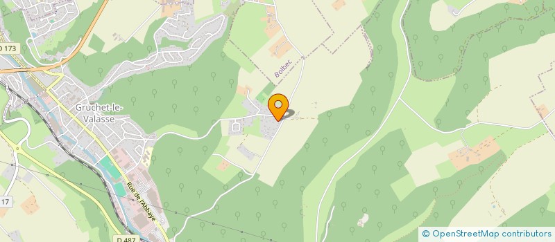 localisation de l'entreprise MADAME MARIE LECARPENTIER  GRUCHET-LE-VALASSE