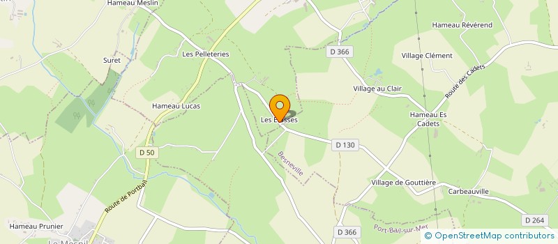 localisation de l'entreprise MADAME MARIE LECATHELINAIS  FIERVILLE-LES-MINES