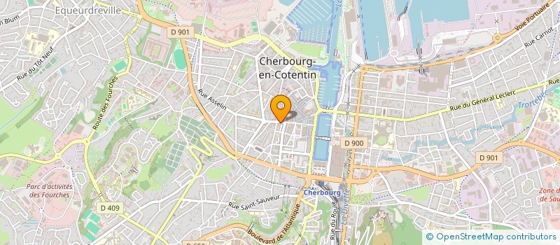 localisation de l'entreprise MADAME MARIE LECERF  CHERBOURG-EN-COTENTIN