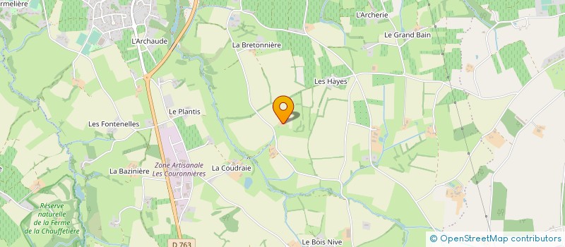 localisation de l'entreprise MADAME MARIE LECLAIRE  OREE-D'ANJOU